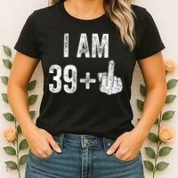 Birthday Male Him Fun 40 Funny 40th Birthday Women's T-Shirt thumb 2