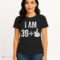 Birthday Male Him Fun 40 Funny 40th Birthday Women's T-Shirt thumb 4