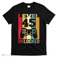 Birthday Male Him Fun 45 Funny 45th Birthday T-Shirt thumb 0