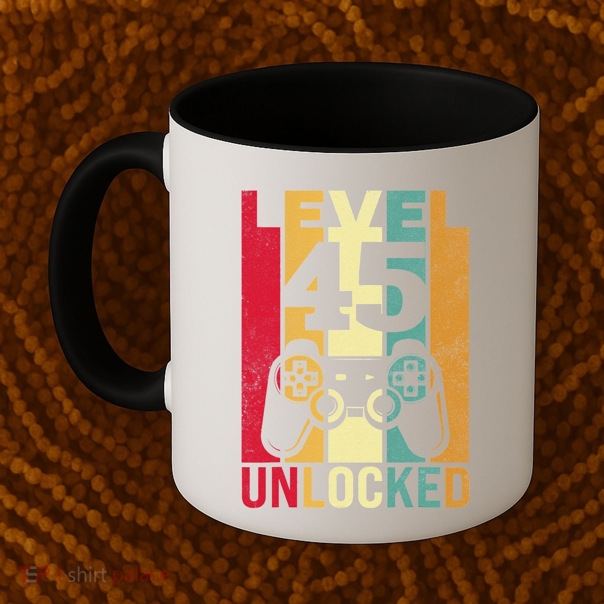 Birthday Male Him Fun 45 Funny 45th Birthday Coffee Mug