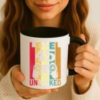 Birthday Male Him Fun 45 Funny 45th Birthday Coffee Mug thumb 3
