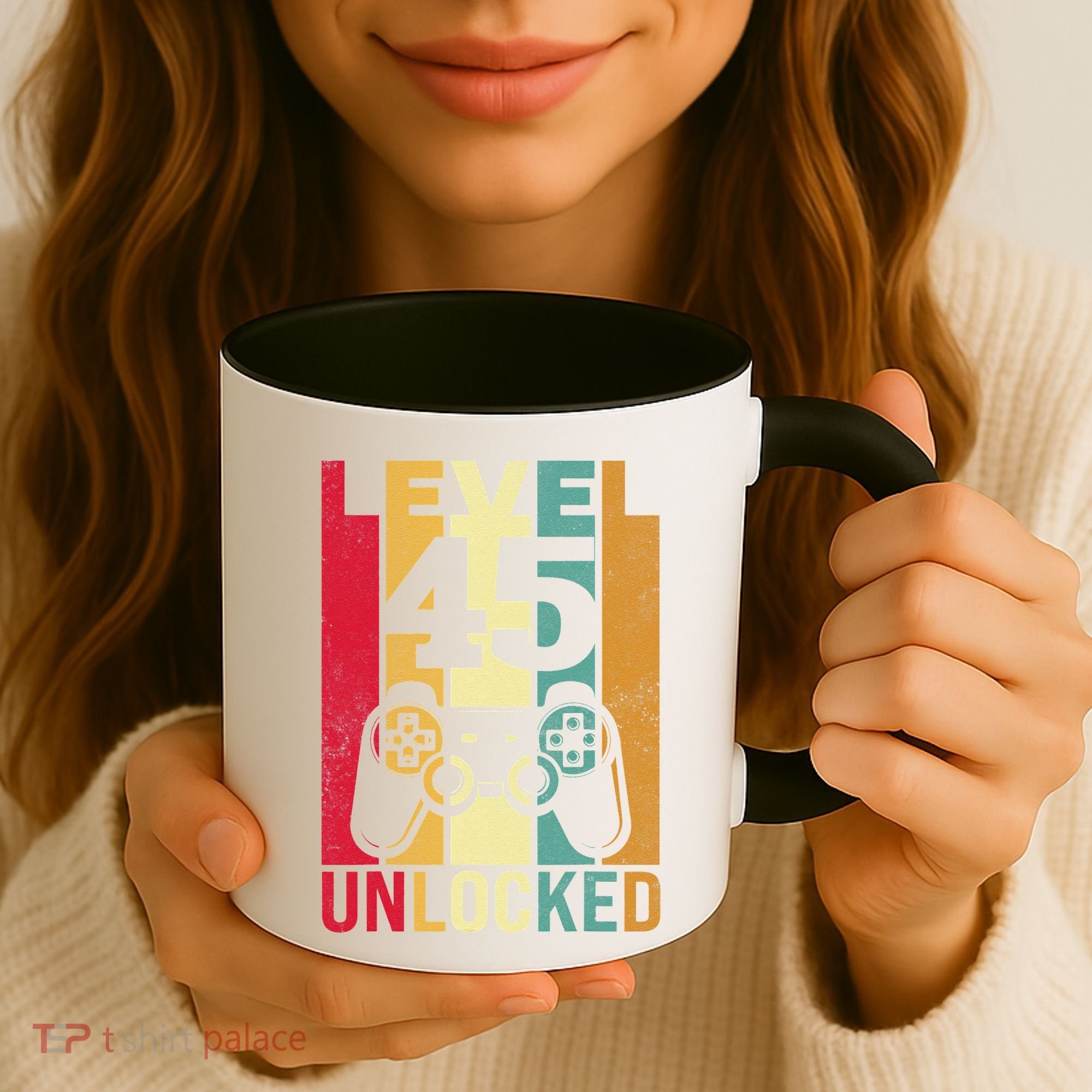 Birthday Male Him Fun 45 Funny 45th Birthday Coffee Mug