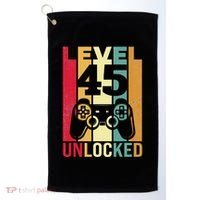 Birthday Male Him Fun 45 Funny 45th Birthday Golf Towel thumb 0
