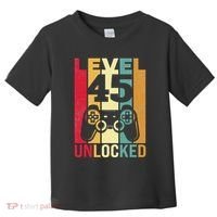 Birthday Male Him Fun 45 Funny 45th Birthday Toddler T-Shirt thumb 0
