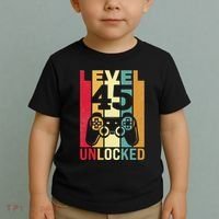 Birthday Male Him Fun 45 Funny 45th Birthday Toddler T-Shirt thumb 2