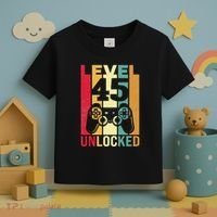 Birthday Male Him Fun 45 Funny 45th Birthday Toddler T-Shirt thumb 3