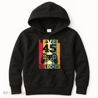 Birthday Male Him Fun 45 Funny 45th Birthday Kids Hoodie thumb 0