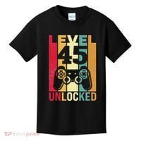 Birthday Male Him Fun 45 Funny 45th Birthday Kids T-Shirt thumb 0