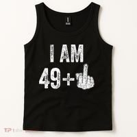 Birthday Male Him Fun 50 Funny 50th Birthday Gift Tank Top thumb 2