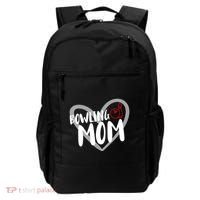 Bowling Mom Heart Cute Gift Backpack thumb 0