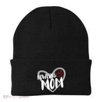 Bowling Mom Heart Cute Gift Beanie thumb 0