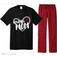 Bowling Mom Heart Cute Gift Pajama Set thumb 0