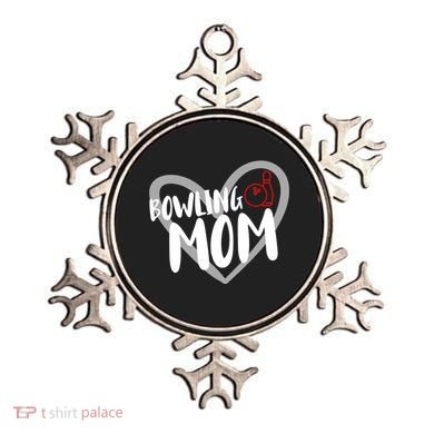 Bowling Mom Heart Cute Gift Ornament