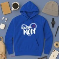 Bowling Mom Heart Cute Gift Hoodie thumb 3