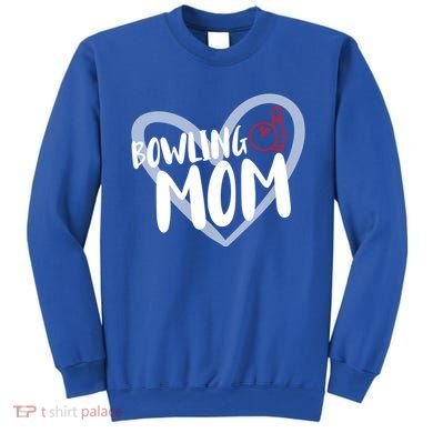 Bowling Mom Heart Cute Gift Sweatshirt