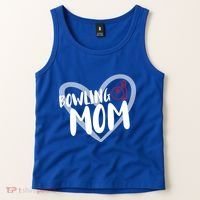 Bowling Mom Heart Cute Gift Tank Top thumb 2