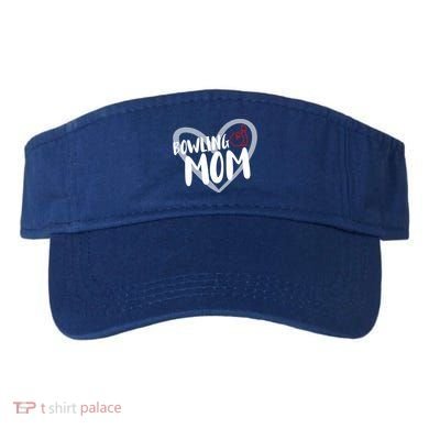 Bowling Mom Heart Cute Gift Visor