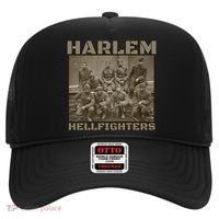 Black Military History Usa Black History Harlem Hellfighters Great Gift Hat thumb 0