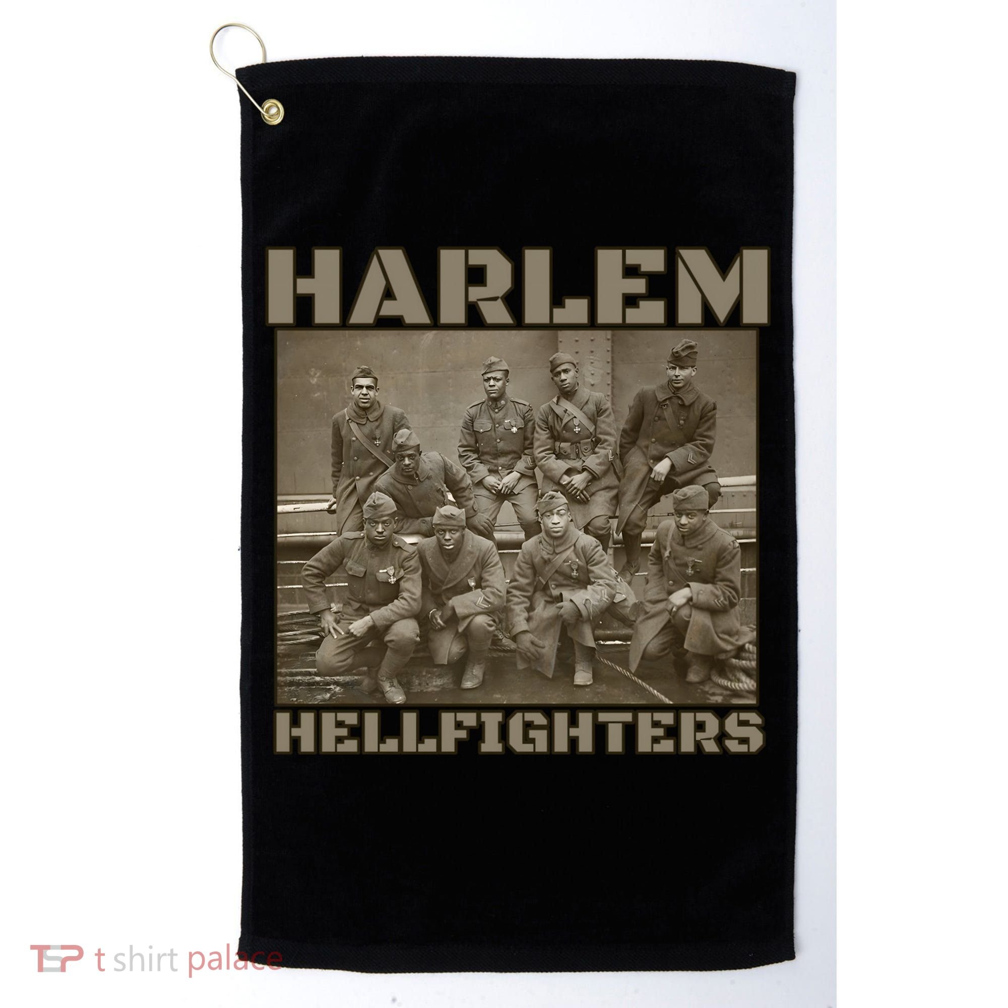 Black Military History Usa Black History Harlem Hellfighters Great Gift Golf Towel