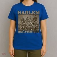 Black Military History Usa Black History Harlem Hellfighters Great Gift T-Shirt thumb 4