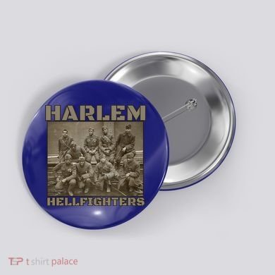 Black Military History Usa Black History Harlem Hellfighters Great Gift Button