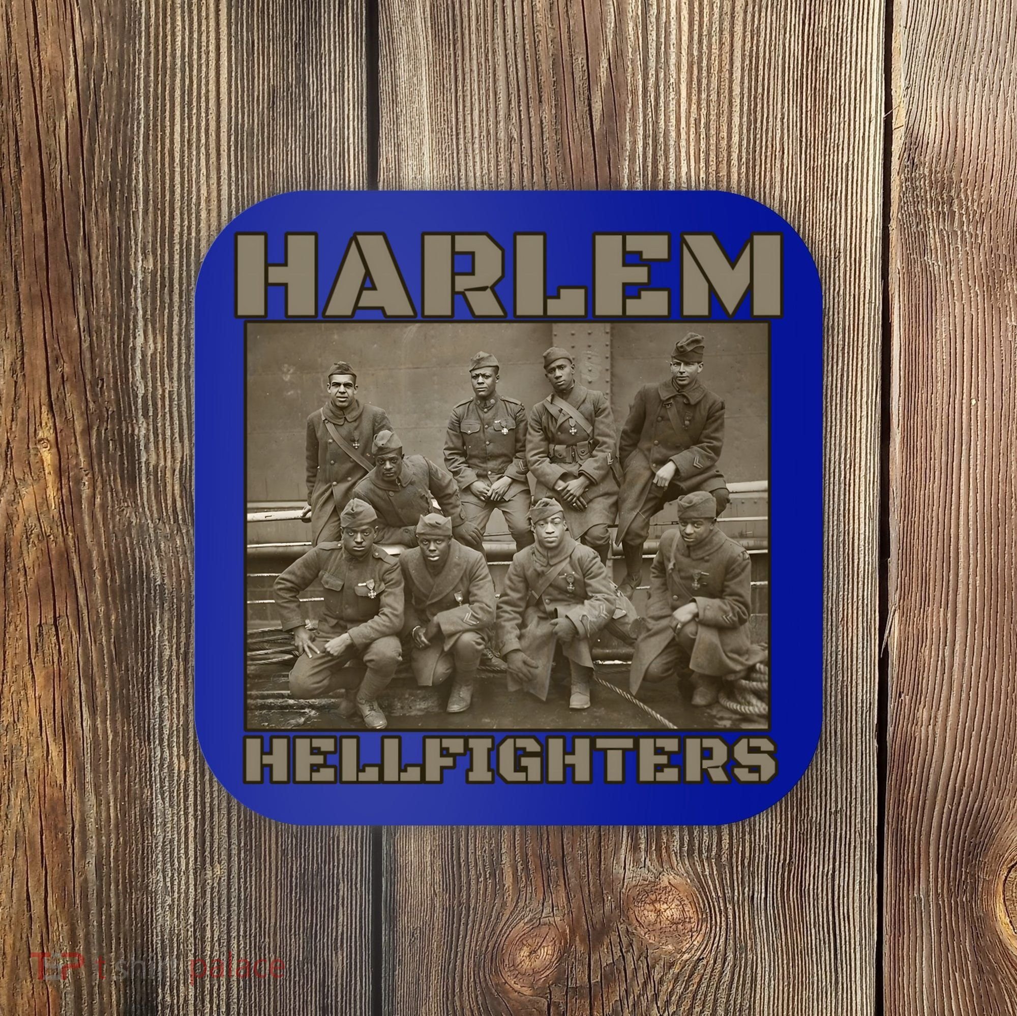 Black Military History Usa Black History Harlem Hellfighters Great Gift Coaster