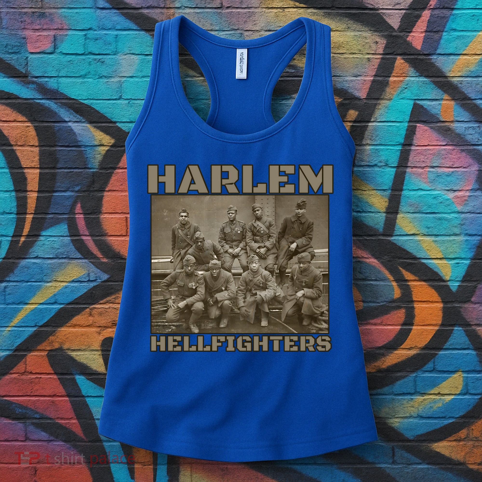 Black Military History Usa Black History Harlem Hellfighters Great Gift Women's Tank Top