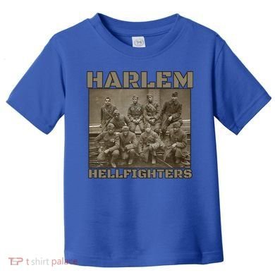 Black Military History Usa Black History Harlem Hellfighters Great Gift Toddler T-Shirt