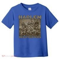 Black Military History Usa Black History Harlem Hellfighters Great Gift Toddler T-Shirt thumb 0