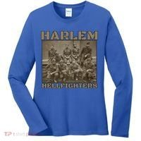 Black Military History Usa Black History Harlem Hellfighters Great Gift Women's Long Sleeve Shirt thumb 0