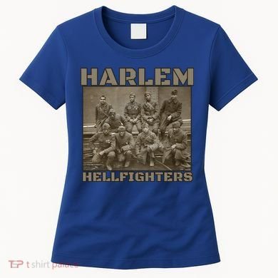 Black Military History Usa Black History Harlem Hellfighters Great Gift Women's T-Shirt