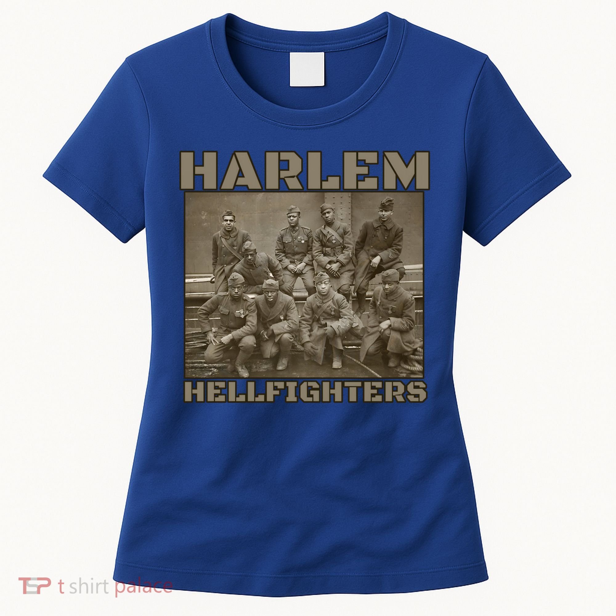 Black Military History Usa Black History Harlem Hellfighters Great Gift Women's T-Shirt