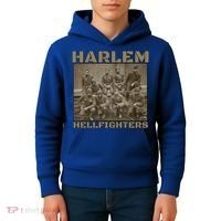 Black Military History Usa Black History Harlem Hellfighters Great Gift Kids Hoodie thumb 4