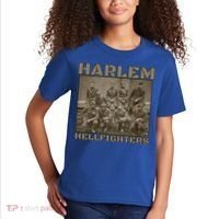 Black Military History Usa Black History Harlem Hellfighters Great Gift Kids T-Shirt thumb 2