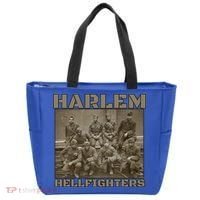 Black Military History Usa Black History Harlem Hellfighters Great Gift Tote Bag thumb 0