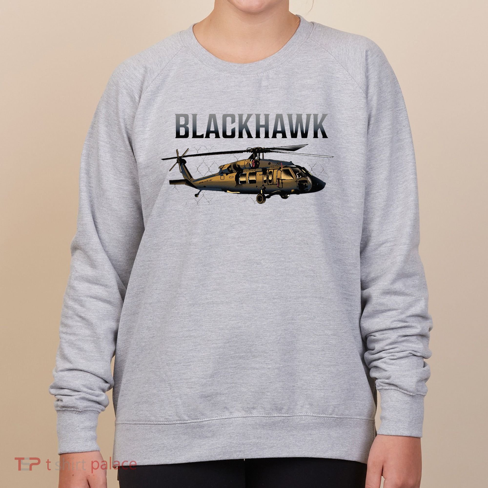 Blackhawk Military Helicopter Women's Sweatshirt