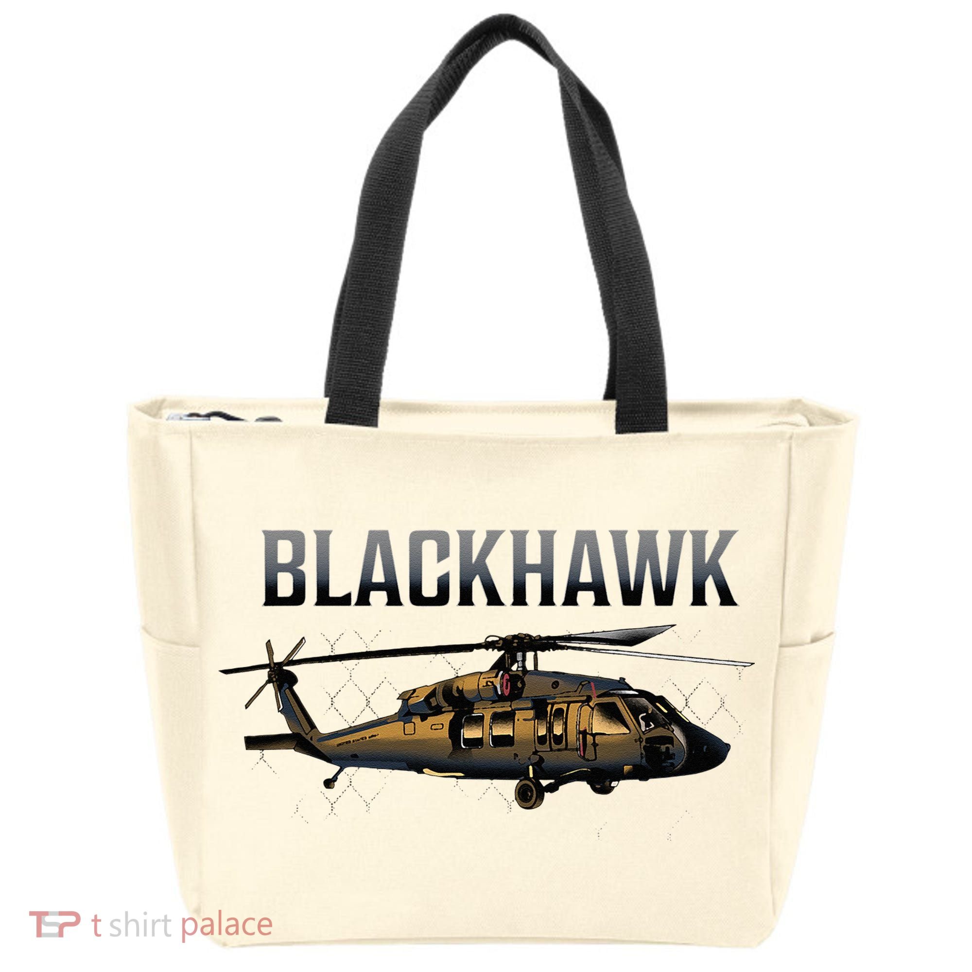 Blackhawk Military Helicopter Tote Bag