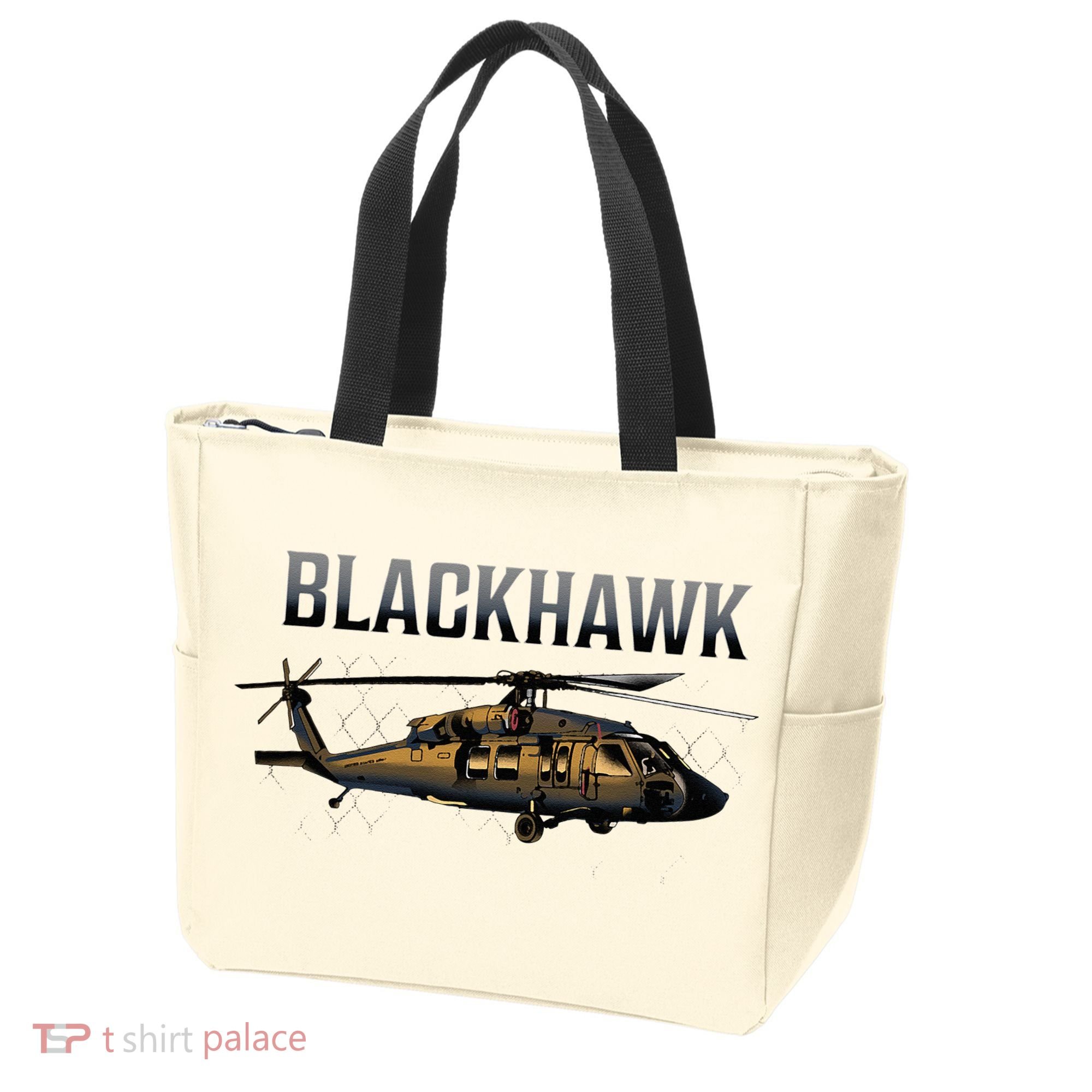 Blackhawk Military Helicopter Tote Bag