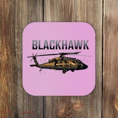 Blackhawk Military Helicopter Coaster