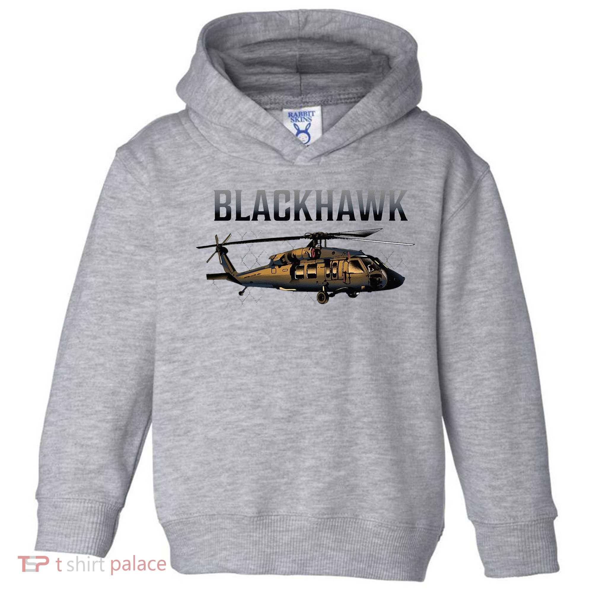 Blackhawk Military Helicopter Toddler Hoodie