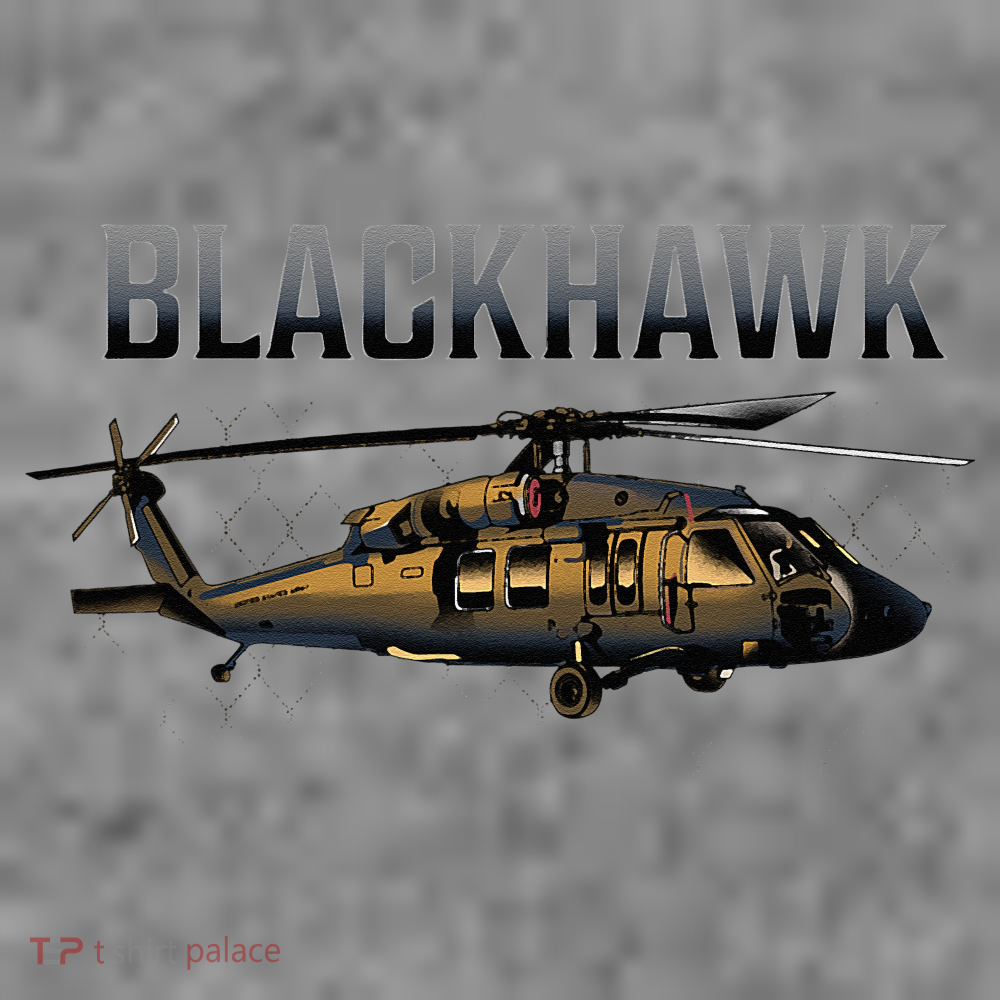 Blackhawk Military Helicopter Toddler Hoodie