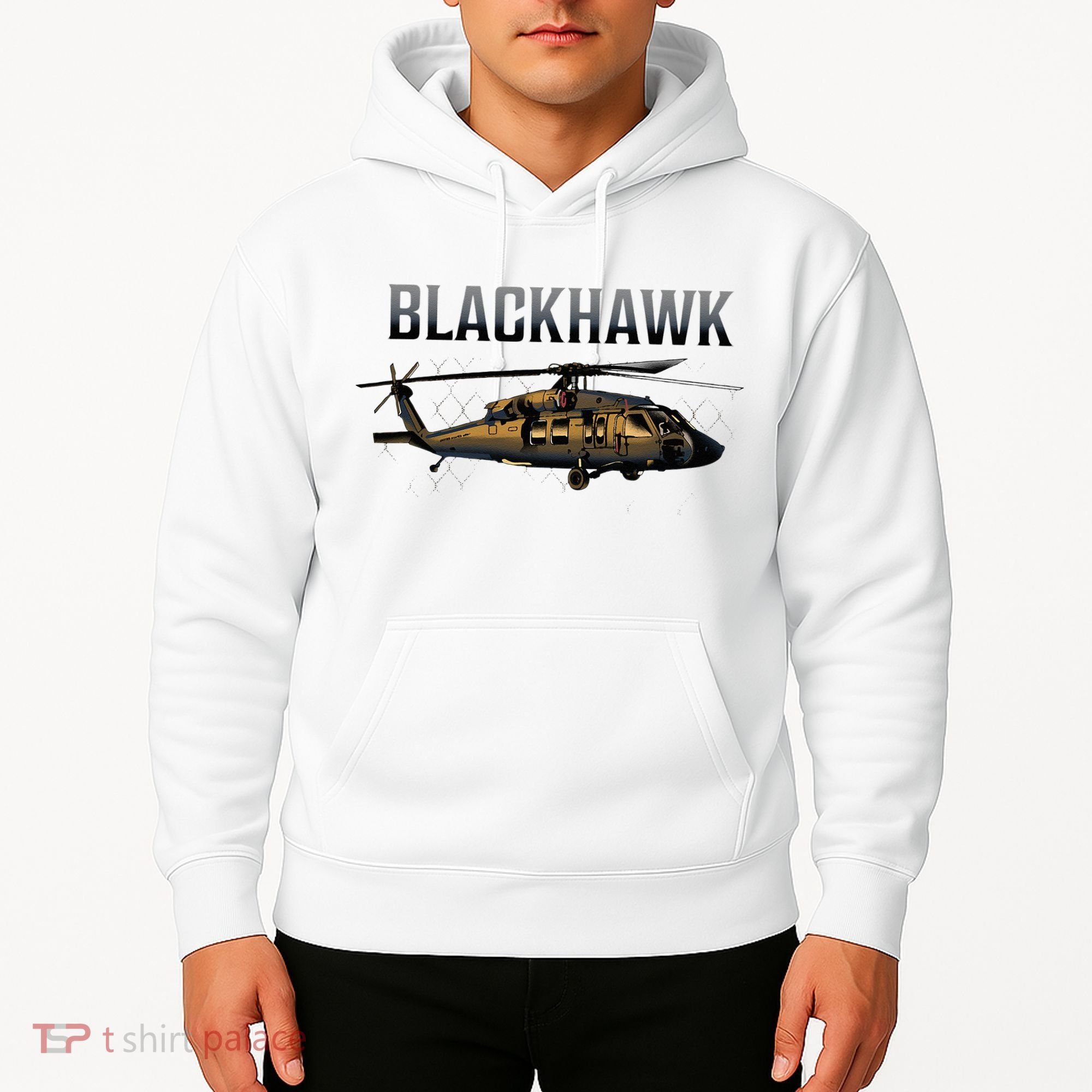 Blackhawk Military Helicopter Hoodie