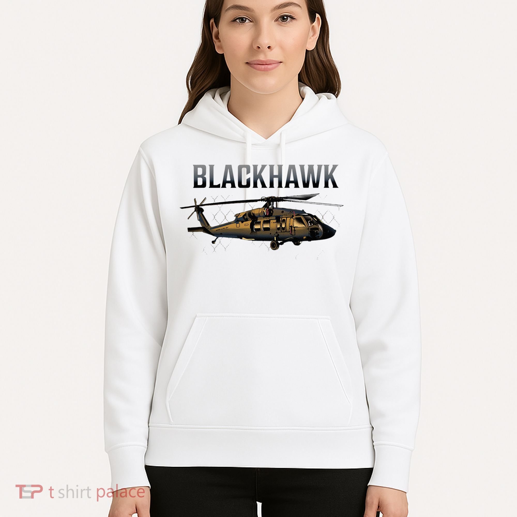 Blackhawk Military Helicopter Hoodie
