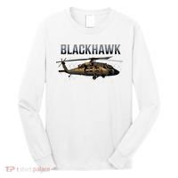 Blackhawk Military Helicopter Long Sleeve Shirt thumb 0