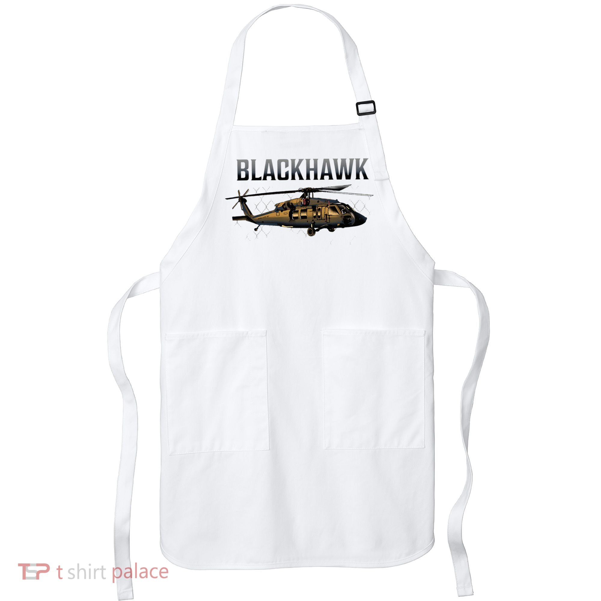Blackhawk Military Helicopter Apron