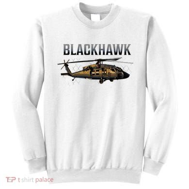 Blackhawk Military Helicopter Sweatshirt