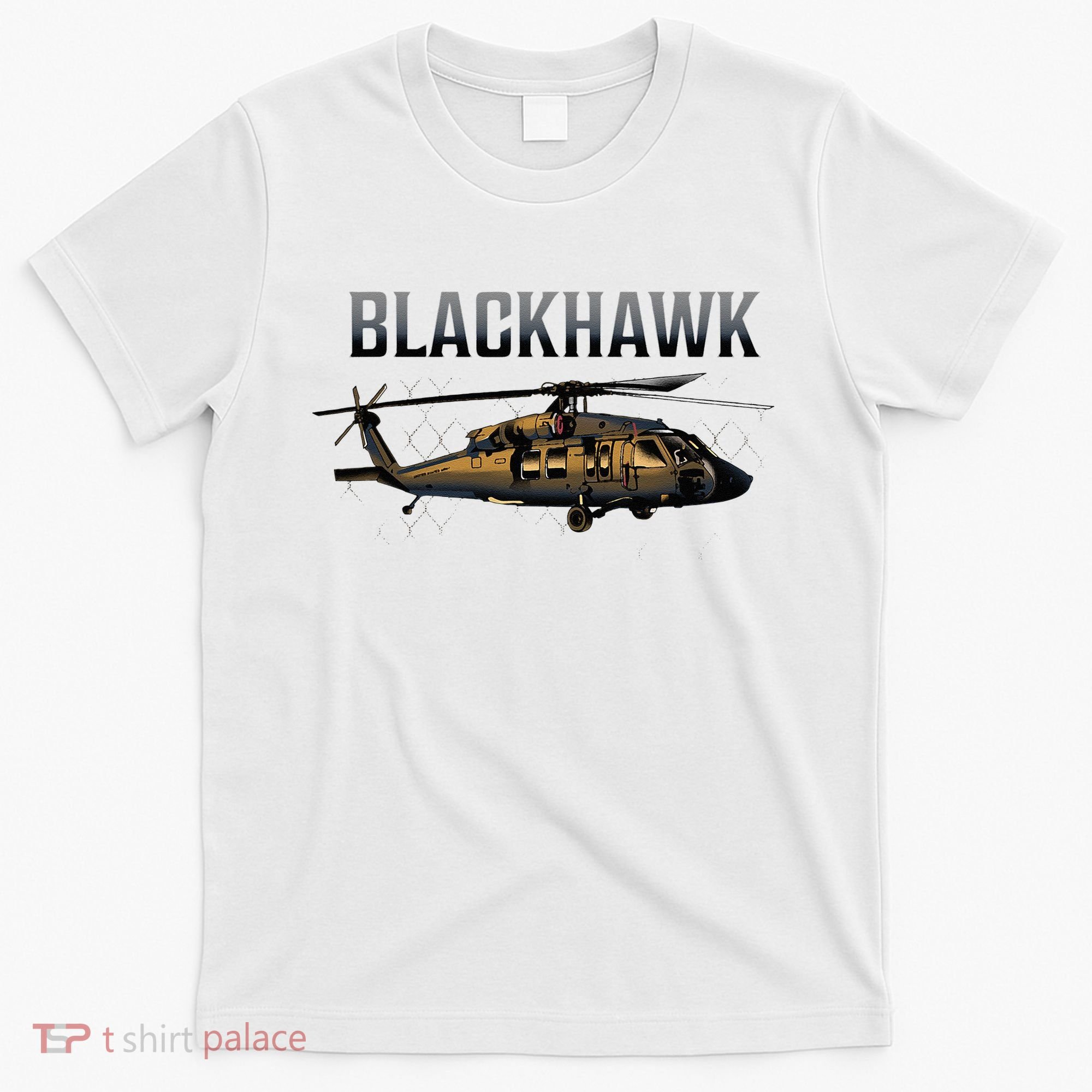 Blackhawk Military Helicopter T-Shirt