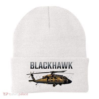 Blackhawk Military Helicopter Beanie