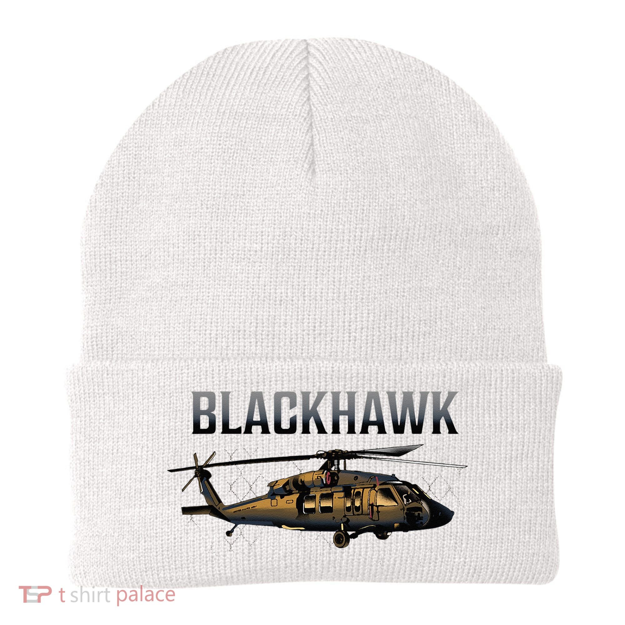 Blackhawk Military Helicopter Beanie