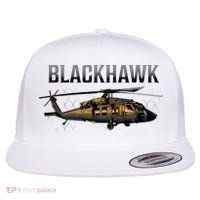 Blackhawk Military Helicopter Flat Bill Trucker Hat thumb 0